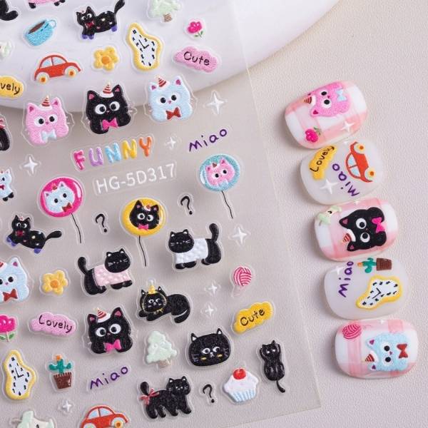 [ Set 20 Tấm ] Sticker Dán Nail [ Nhiều Mẫu ] - 21854