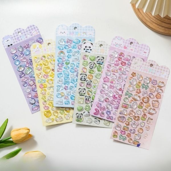 [ Set 12 Túi ] Sticker Nổi - 22072