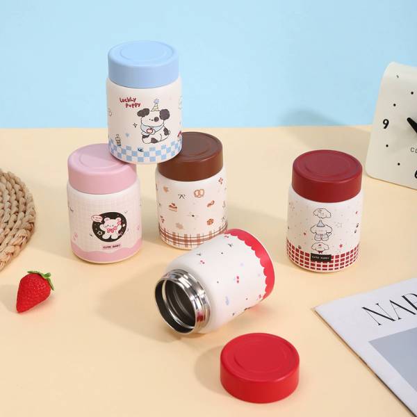 [ Set 2 Cái ] Bình Giữ Nhiệt [ Đựng Canh Sup / 200ml / Inox 316 ] - 22158