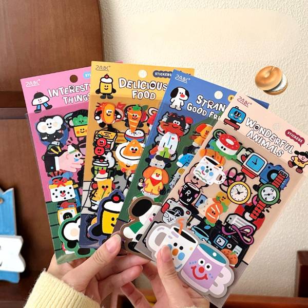 [ Set 12 Túi ] Sticker [ Túi 4 Tấm ] - 22307