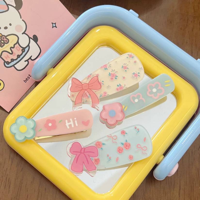 [ Set 12 Bộ ] Kẹp Tóc [ Bộ 2 Cái / Không Vỉ ] - 22332