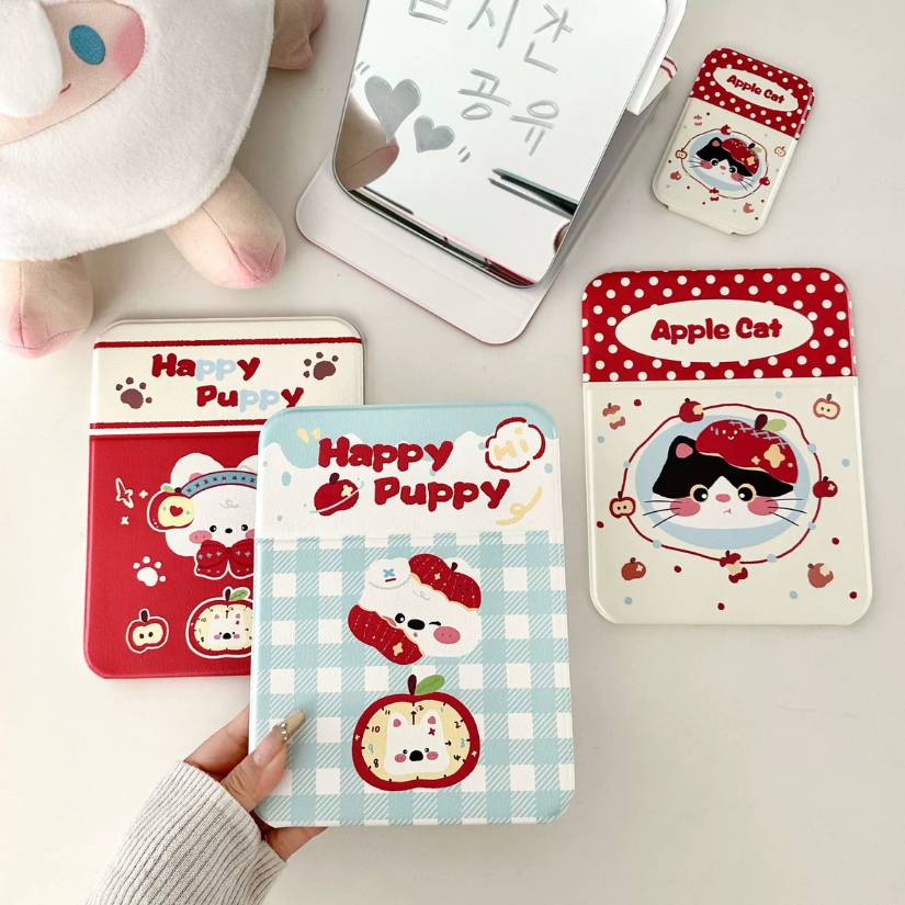 [ Set 8 Cái ] Gương Gấp [ Vỏ Da PU ] - 22415