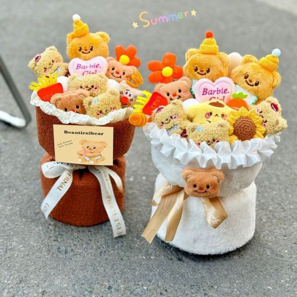 [ Set 2 Bó ] Hoa Gấu Bông Gấu Mật Ong - 922840