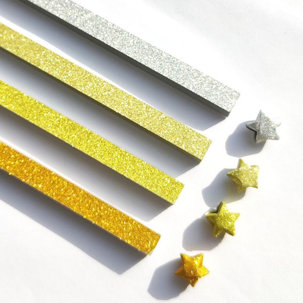 [ Set 30 Xấp ] Giấy Gấp Sao Kim Tuyến [ 24CM - 100 Tờ ] - 20579