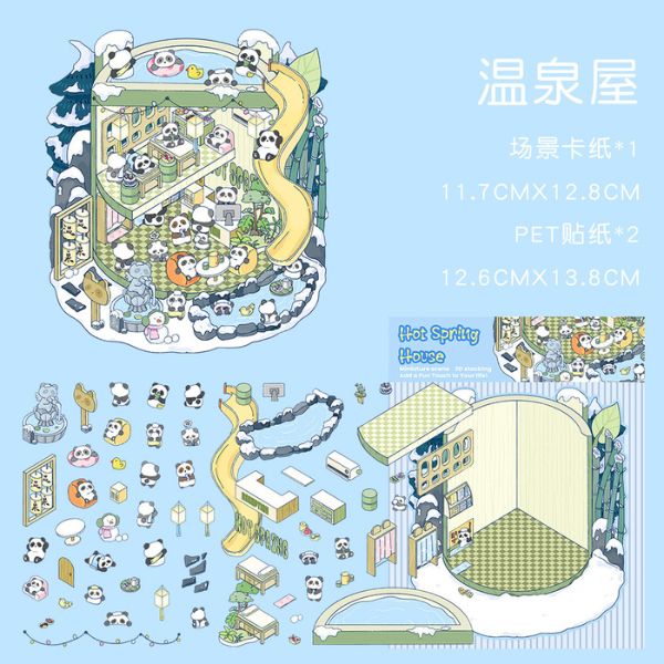 [ Set 10 Túi ] Sticker Trang Trí 3D [ 36 Mẫu ] - 935193
