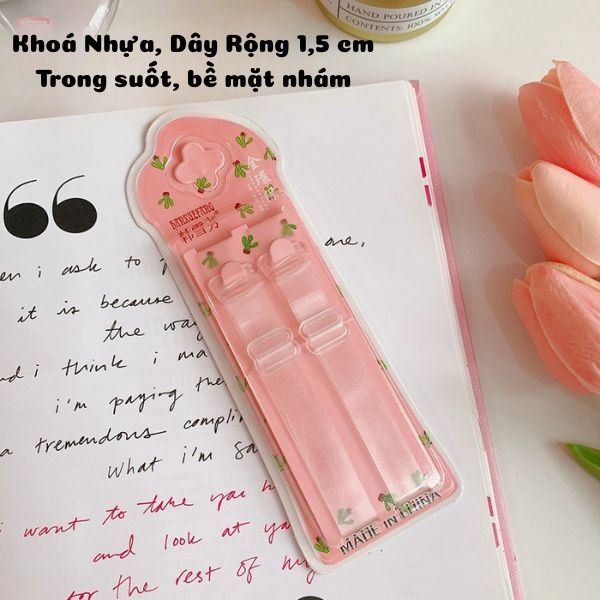 [ Set 12 Vỉ ] Dây Áo Trong Suốt Chống Trượt - 95840