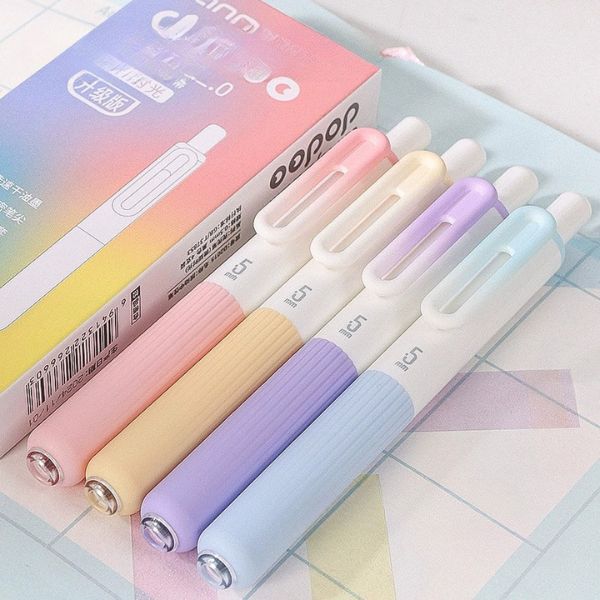 [ Set 10 Hộp ] Bút Bi Gel Doudou 2.0 [ 0.5mm - Đen - 1 Hộp 4 Cây ] - 95856