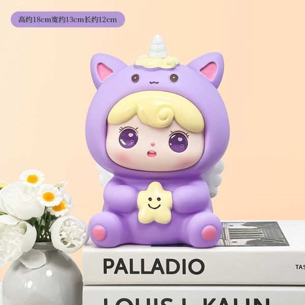 [ Set 2 Cái ] Hộp Đựng Tiền Tiết Kiệm [ 	17*15*24cm - 	15*13*19cm ] - 17084