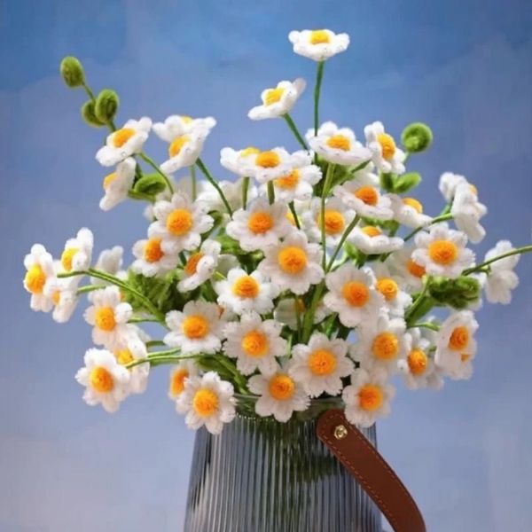 [ Set 50 Hoa / 10 Nhánh ] Hoa Cúc Kẽm Nhung [ Đã Hoàn Thiện ] - 18179