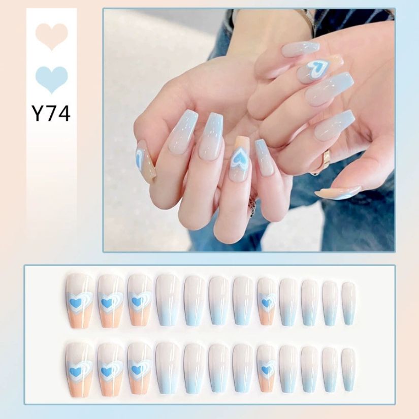 [ Set 10 Hộp ] Nail [ 24 PCS + Keo Thạch ] - 21946