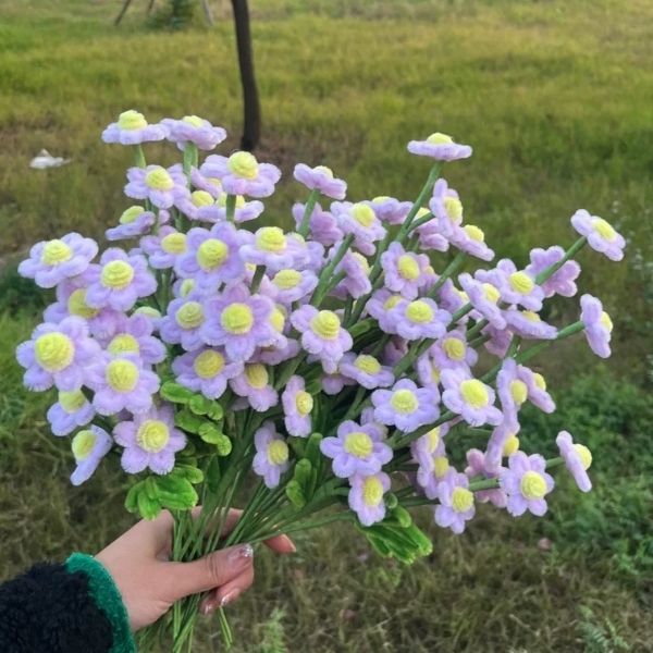 [ Set 50 Hoa / 10 Nhánh ] Hoa Cúc Kẽm Nhung [ Đã Hoàn Thiện ] - 18179