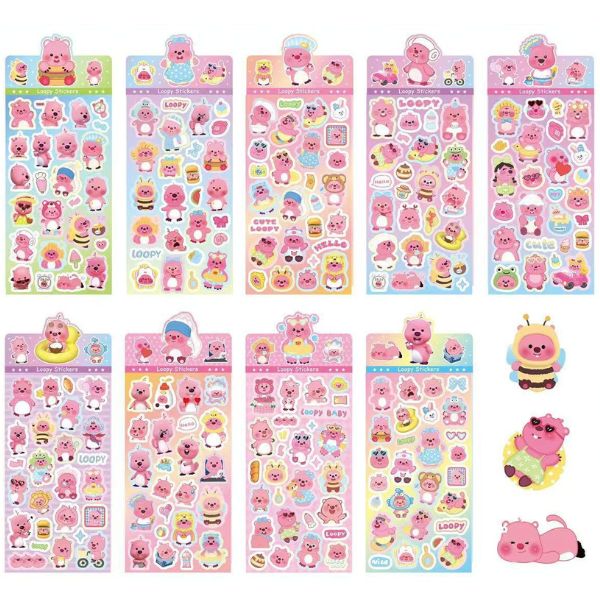 [ Set 90 Túi ] Sticker - Nhiều Mẫu [ 1 Mẫu 18 Túi - 1 Set Sẽ Chọn 5 Mẫu ] - 95541