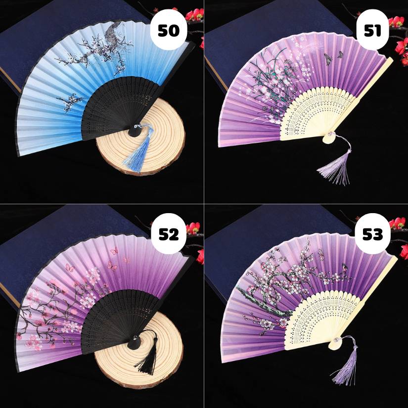 [ Set 10 Cái ] Quạt Xếp Truyền Thống - 21609