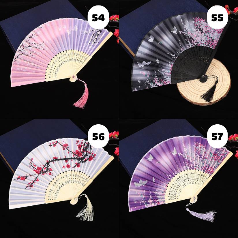 [ Set 10 Cái ] Quạt Xếp Truyền Thống - 21609