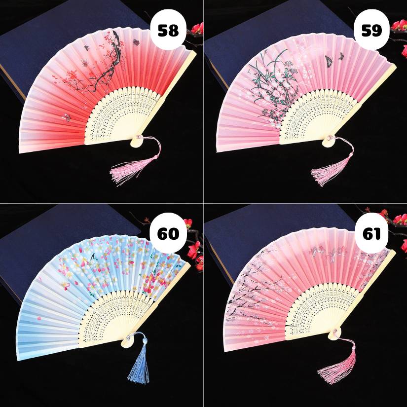 [ Set 10 Cái ] Quạt Xếp Truyền Thống - 21609