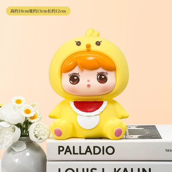 [ Set 2 Cái ] Hộp Đựng Tiền Tiết Kiệm [ 	17*15*24cm - 	15*13*19cm ] - 17084