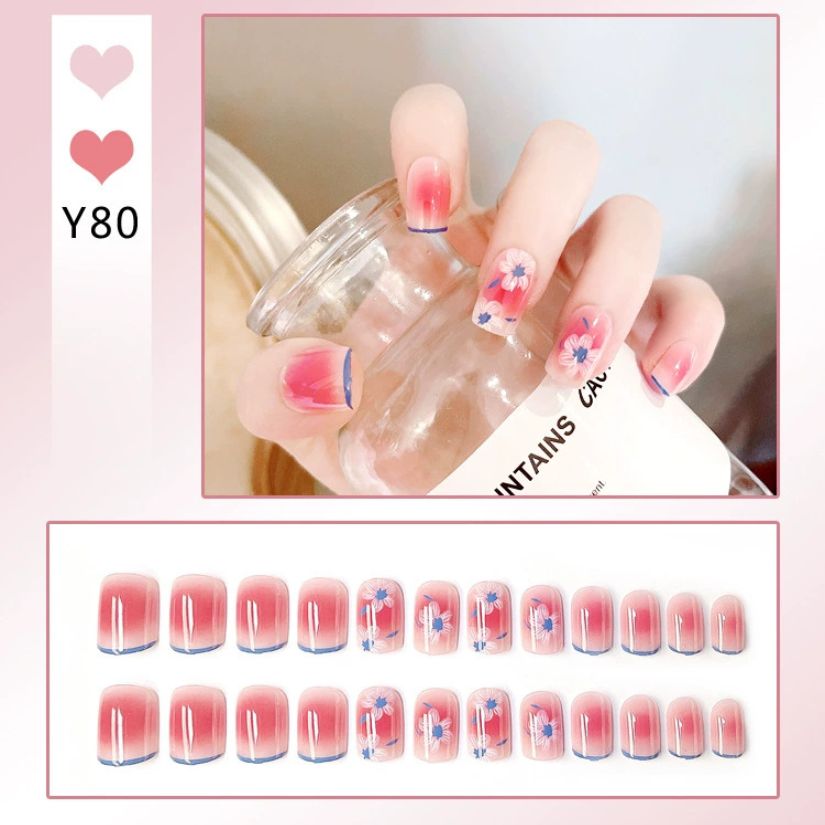[ Set 10 Hộp ] Nail [ 24 PCS + Keo Thạch ] - 21946