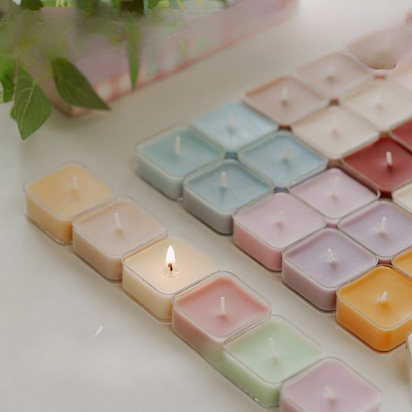 [ Set 10 Cái ] Nến Thơm Hình Vuông [ Mix Nhiều Mùi Hương ] - 922392