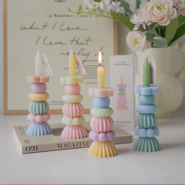 [ Set 5 Hộp ] Nến Thơm Hình Trụ Sáng Tạo [ Mix Nhiều Mùi Hương ] - 922400