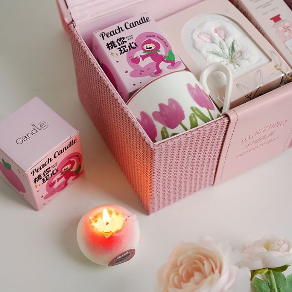 [ Set 5 Hộp ] Nến Thơm Quả Đào [ Mùi Đào ] - 922416