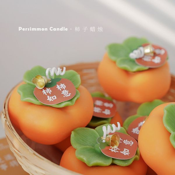 [ Set 5 Hộp ] Nến Thơm Quả Hồng [ Mùi Hoa Hồng ] - 922463