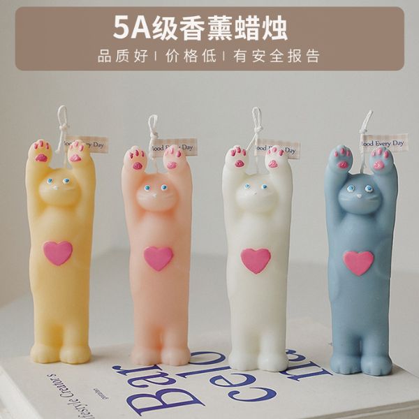 [ Set 5 Hộp ] Nến Thơm Mèo Dễ Thương [ Mix Nhiều Mùi Hương ] - 922469