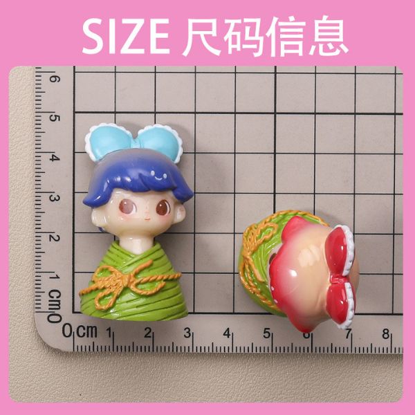 [ Set 10 Cái ] Charm 3D Dimo Bánh Ú - 922527