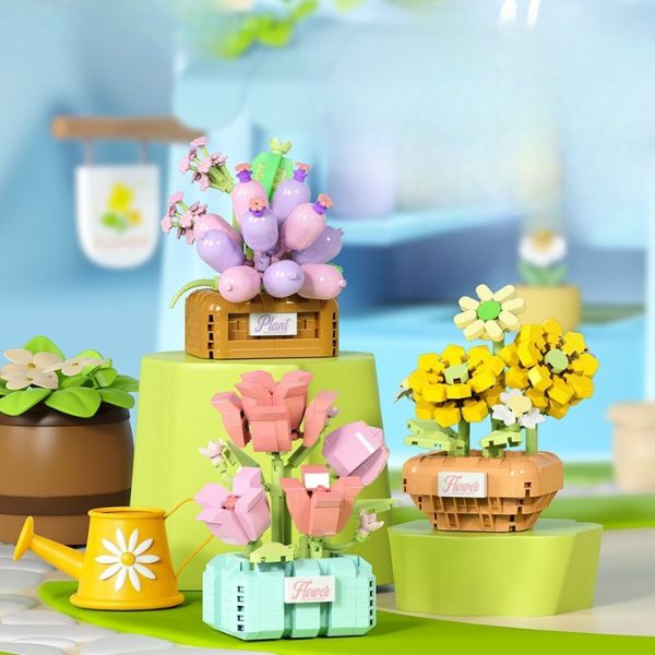 [ Set 12 Hộp ] Lego Hoa [ ~ 400 Mảnh ] - 922926