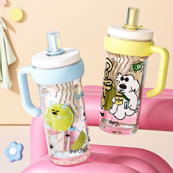 [ Set 2 Cái ] Bình Nước Hoạt Hình Cao Cấp [ 800ml ] - 922963