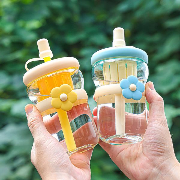 [ Set 4 Cái ] Bình Nước Follow Tea [ 500ml ] - 922967