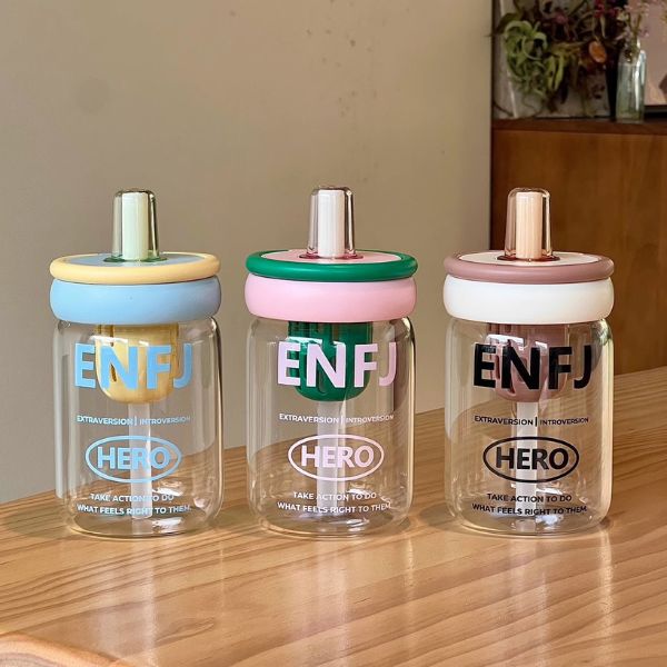[ Set 2 Cái ] Bình Nước Thủy Tinh [ 660ml ] - 922969