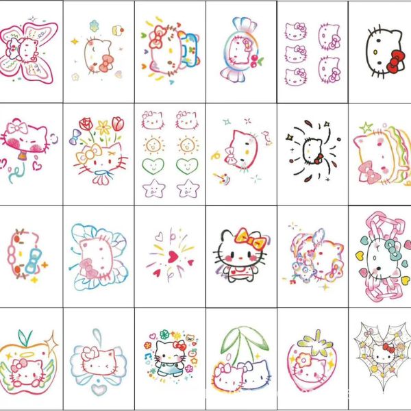 [ Set 10 Xấp ] Hình Xăm Nước [ 1 Xấp 24 Cái ] - 934627