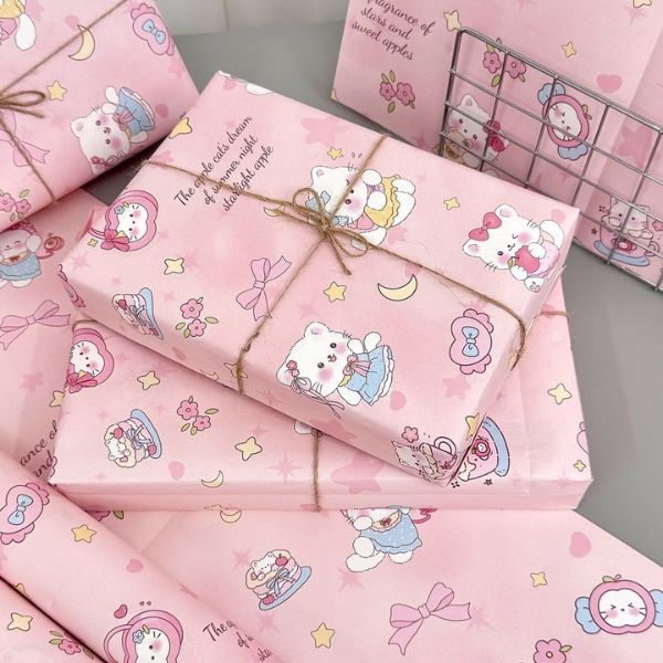 [ Set 12 Xấp ] Giấy Gói Quà [ Mix 4 Mẫu - Size 50*70 - 1 Cuộn 6 Tờ ] - 934698
