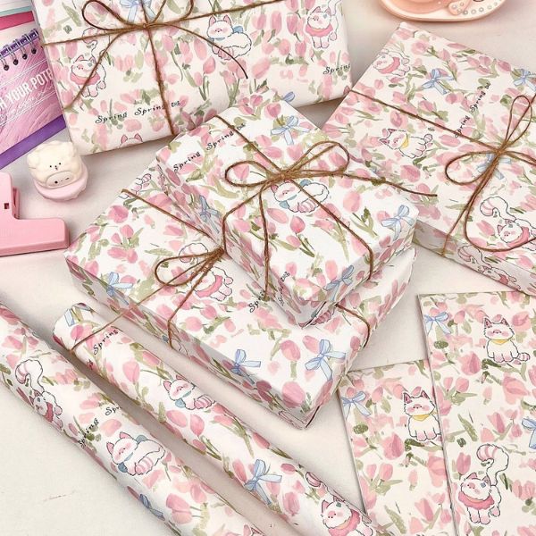 [ Set 12 Xấp ] Giấy Gói Quà [ Mix 4 Mẫu - Size 50*70 - 1 Cuộn 6 Tờ ] - 934700