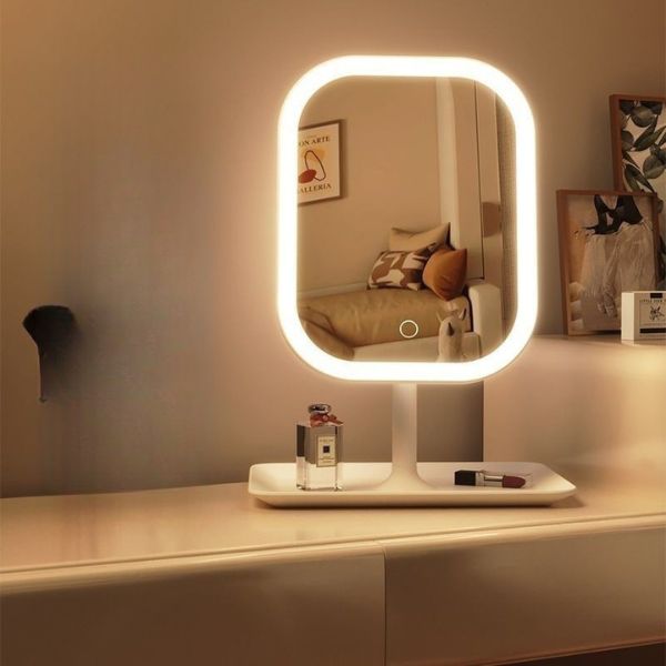 [ Set 2 Cái ] Gương Led Để Bàn - 95600
