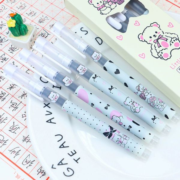 [ Set 10 Hộp ] Bút Bi [ 0.5mm - Đen - 1 Hộp 4 Cây ] - 95653
