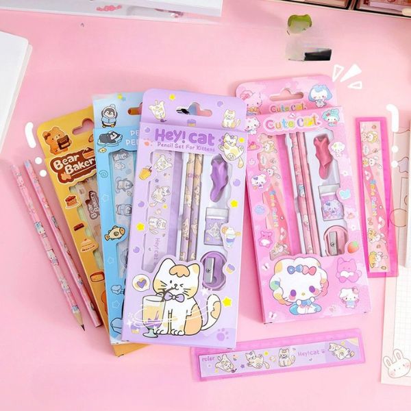 [ Set 12 Hộp ] Dụng Cụ Học Tập [ 6 Món ] - 95654