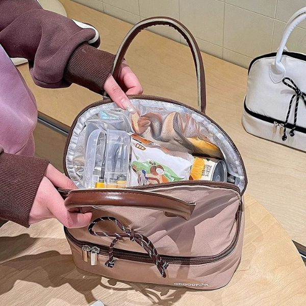 [ Set 2 Cái ] Túi Đựng Đồ Ăn Cách Nhiệt [ 24*16*23cm ] - 95676