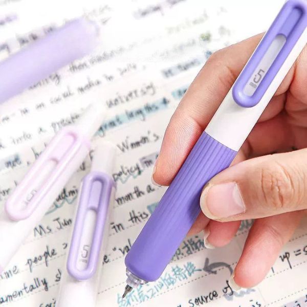 [ Set 10 Hộp ] Bút Bi Gel Doudou 2.0 [ 0.5mm - Đen - 1 Hộp 4 Cây ] - 95856