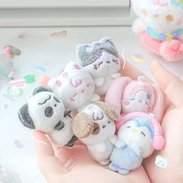 [ Set 6 Cái ] Móc Khoá Túi Gấu Cao Cấp ROSYPOSY - 95862