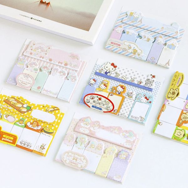 [ Set 30 Xấp ] Giấy Note Đánh Dấu Trang SANRIO [ 90 Tờ ] - 96595