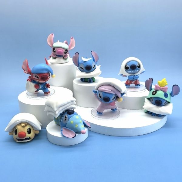 [ Set 8 Cái ] Tượng Trang Trí Stitck [ Có Hộp ] - 96648