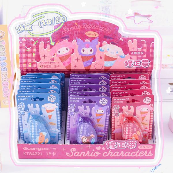 [ Hộp 18 Cái ] Bút Xoá Kéo SANRIO [ 20M ] - 96705