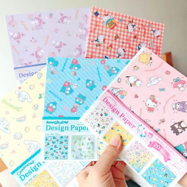 [ Set 10 Túi ] Giấy Gấp Hạc Sanrio [ 15*15cm - 20 Tờ ] - 96745