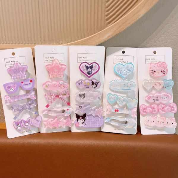 [ Set 10 Bộ ] Kẹp Tóc [ 1 Bộ 5 Cái ] - 16232