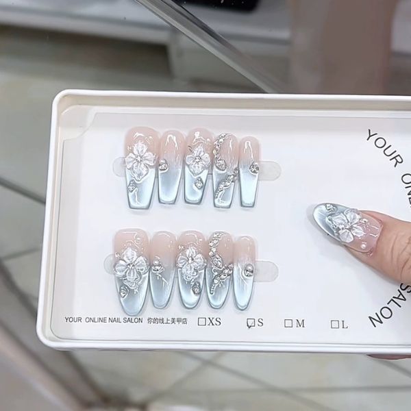 [ Set 2 Hộp ] Nail Cao Cấp [ 10 PCS - XS/S/M/L - Bộ Dụng Cụ Dán 7 Món ] - 16405