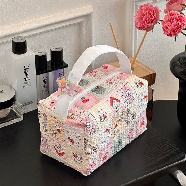 [ Set 5 Cái ] Túi Đựng Mỹ Phẩm [ 20*20*2cm - Không Phụ Kiện ] - 16482