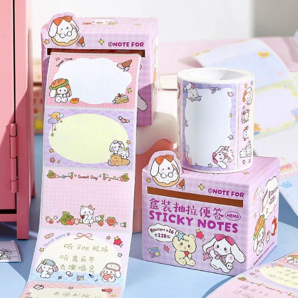 [ Set 4 Hộp ] Giấy Note Cuộn [ 128 Tem ] - 16705