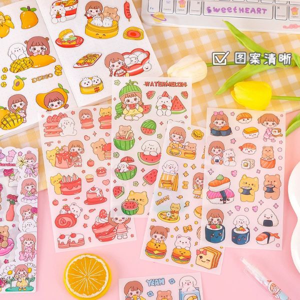 [ Set 10 Túi ] Sticker [ Túi 6 Tấm ] - 16809