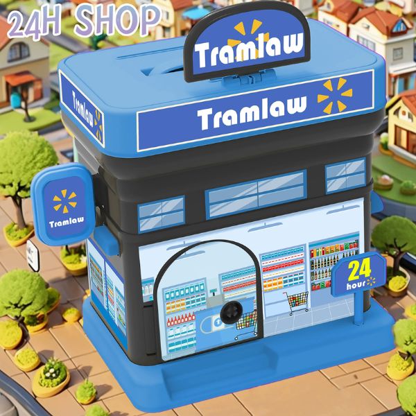 [ Set 2 Cái ] Hộp Đựng Tiền Tiết Kiệm [ 14*15.1*10.3cm ] - 17086